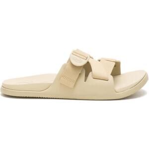 Chaco Chillos Slide Slip-On LUVSEAT Arch Cinch Buckle Jacquard Webbing Taupe 8
